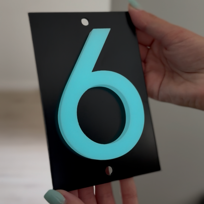 Domhaus Modern Glow Numbers
