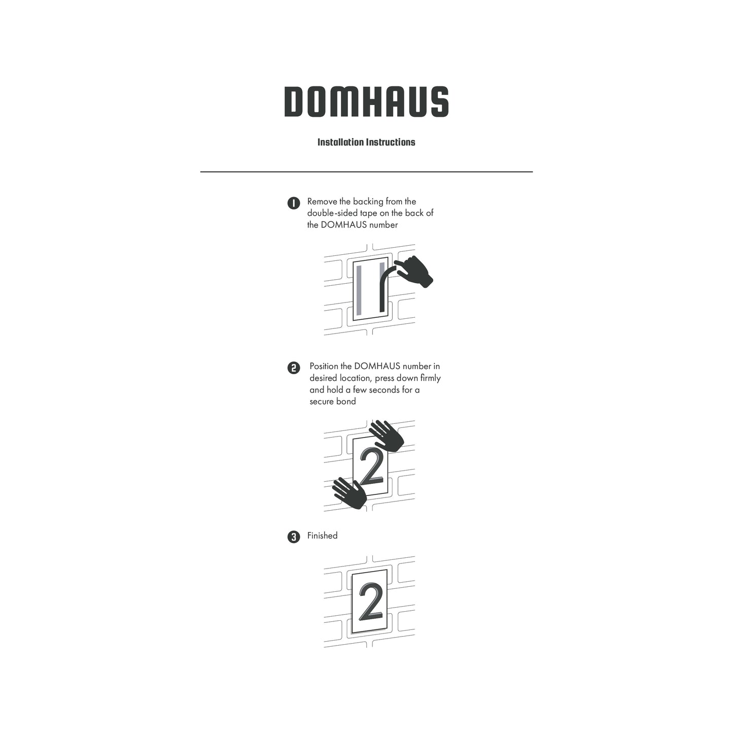 Domhaus Modern Glow Numbers