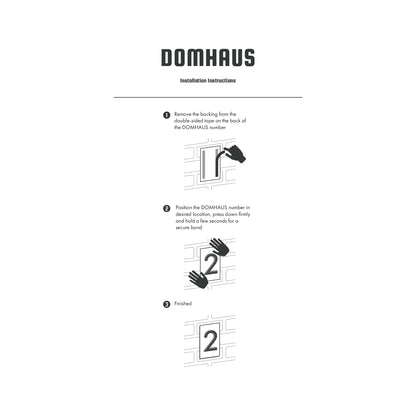 Domhaus Modern Glow Numbers